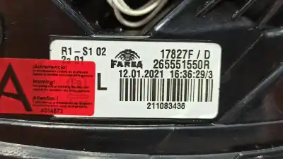 Автозапчасти б/у левый задний фонарь за renault clio v life ссылки oem iam 265551550r  