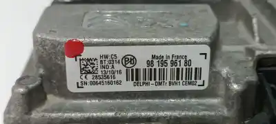 Second-hand car spare part start/stop control unit for citroen c3 97 edition oem iam references 9819596180  