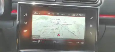 Second-hand car spare part multifunction display for citroen c3 97 edition oem iam references 98123287xu 9812006580 98389128xu