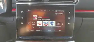 Second-hand car spare part multifunction display for citroen c3 97 edition oem iam references 98123287xu 9812006580 98389128xu