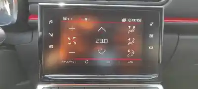 Second-hand car spare part multifunction display for citroen c3 97 edition oem iam references 98123287xu 9812006580 98389128xu