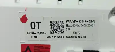 Peça sobressalente para automóvel em segunda mão quadrante por mazda cx-30  referências oem iam dfr755430a  dpth55430