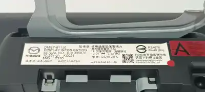 Second-hand car spare part multifunction display for mazda cx-30  oem iam references dfr5611j0 dmst-611j0 dmst611j0