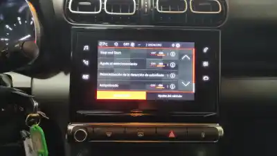 Second-hand car spare part multifunction display for citroen c3 aircross feel oem iam references 9836623980  9838912880