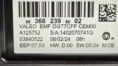 Second-hand car spare part multifunction display for citroen c3 aircross feel oem iam references 9836623980  9838912880