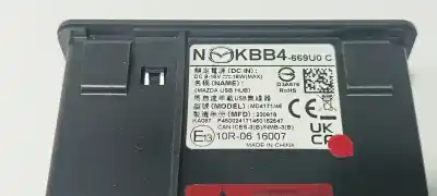 Second-hand car spare part electronic module for mazda cx-30  oem iam references kbb4669u0  kbb4669u0c