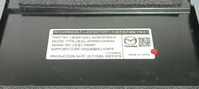 Peça sobressalente para automóvel em segunda mão bateria por mazda cx-30  referências oem iam bjyb67zb3  bjgb67zb3a