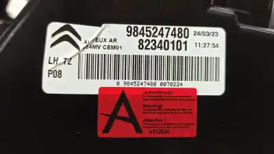 Second-hand car spare part left tailgate light for citroen c5 aircross live pack oem iam references 9845247480  