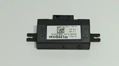 Peça sobressalente para automóvel em segunda mão módulo eletrônico por peugeot 3008 active referências oem iam 9833644180