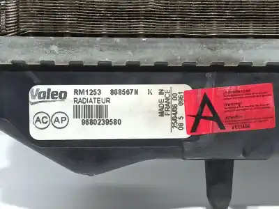 Peça sobressalente para automóvel em segunda mão radiador de água por citroen c3 1.1 collection referências oem iam 1330w8  9680239580