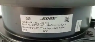 Автозапчастина б/у динамик для audi a8 (4e2) 3.0 v6 24v tdi посилання на oem iam 4e0035415  280381002