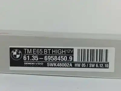 Second-hand car spare part central locking pump for bmw serie 7 (e65/e66) 4.0 740d oem iam references 61356958450 61356964139 5wk48002a