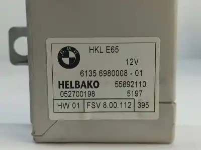 Second-hand car spare part electronic module for bmw serie 7 (e65/e66) 4.0 740d oem iam references 6135698000801 55892110 61356980008-01