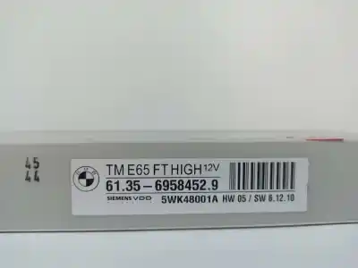 Peça sobressalente para automóvel em segunda mão módulo electrónico do fecho central por bmw serie 7 (e65/e66) 4.0 740d referências oem iam 61356958452 61356964141 5wk48001a