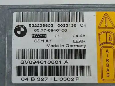 Peça sobressalente para automóvel em segunda mão sensor por bmw serie 7 (e65/e66) 4.0 740d referências oem iam 65776946108  532238803