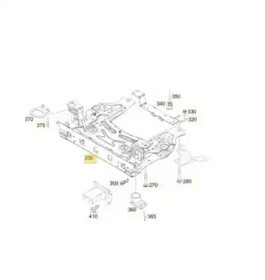 Автозапчасти б/у передний мост за smart forfour electric drive (453.091) ссылки oem iam a4533307500