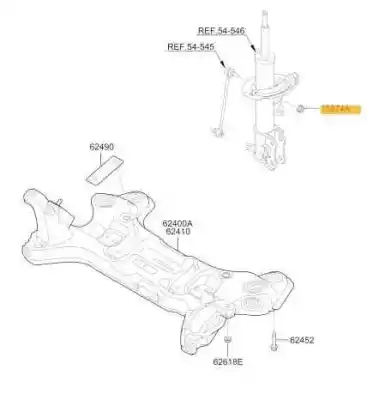 Pezzo di ricambio per auto di seconda mano assale anteriore per kia picanto concept riferimenti oem iam 624001y100