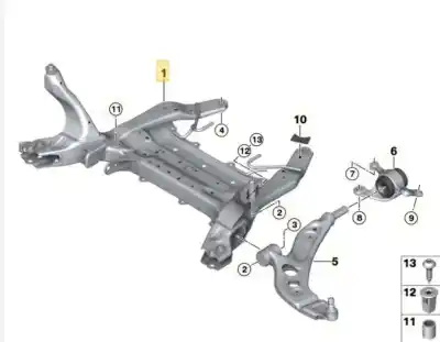 Second-hand car spare part Front Axle for MINI MINI (F56) Cooper OEM IAM references 31116869546  