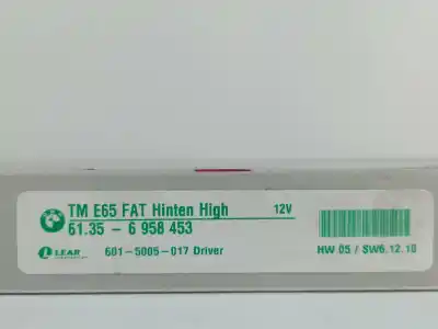 Second-hand car spare part central locking pump for bmw serie 7 (e65/e66) 4.0 740d oem iam references 61356958453  61356964142