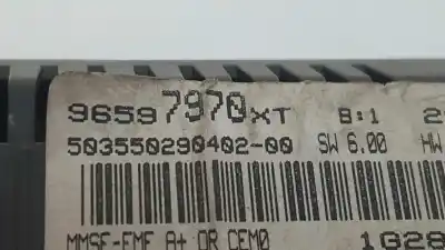 Peça sobressalente para automóvel em segunda mão display gps / multimídia por citroen c2 furio referências oem iam 6155ex 96597970xt 9822637880