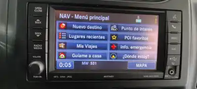 Peça sobressalente para automóvel em segunda mão módulo / sistema de navegação gps por jeep compass limited referências oem iam 5064823af 68091003ae / 68091-003ae 5064-823af