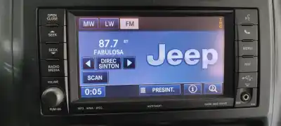Peça sobressalente para automóvel em segunda mão módulo / sistema de navegação gps por jeep compass limited referências oem iam 5064823af 68091003ae / 68091-003ae 5064-823af