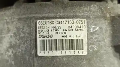Peça sobressalente para automóvel em segunda mão compressor de ar condicionado a/a a/c por jeep compass limited referências oem iam 55111610ab  