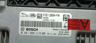 Second-hand car spare part ecu engine control for land rover range rover velar velar oem iam references lr117788  ky3212b684faa