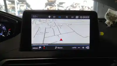 Second-hand car spare part multifunction display for peugeot 5008 active oem iam references 9830424280 5550188033 503018801202