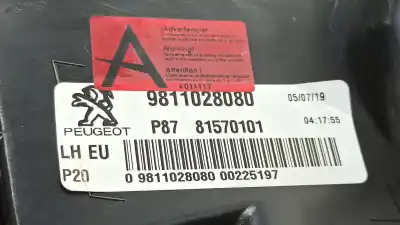 Second-hand car spare part left tailgate light for peugeot 5008 active oem iam references 9811028080  81570101