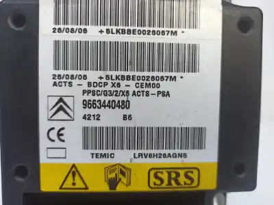 Second-hand car spare part electronic module for citroen c6 básico oem iam references 9663440480  