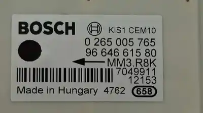 Peça sobressalente para automóvel em segunda mão centralina esp por citroen c4 lim. collection referências oem iam 454949 9664661580 / 0265005765 9811627180