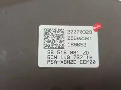 Pezzo di ricambio per auto di seconda mano comando regolazione sedile per citroen c6 básico riferimenti oem iam 6554ls  96516981zd