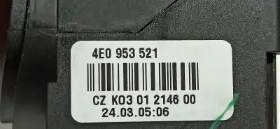Pezzo di ricambio per auto di seconda mano comando cruise control per audi a6 berlina (4f2) 3.0 tdi quattro (165kw) riferimenti oem iam 4e0953521  