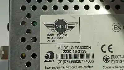 Peça sobressalente para automóvel em segunda mão display gps / multimídia por mini mini (f56) cooper referências oem iam 65129350006 61319389077 65126841601