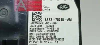 Second-hand car spare part audio system / radio cd for land rover range rover evoque  oem iam references lr131947 l8b270718aad l8b270718am / lr157171