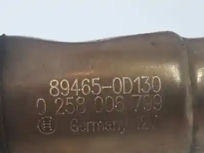 Second-hand car spare part lambda probe for toyota yaris active oem iam references 894650d130  0258006799