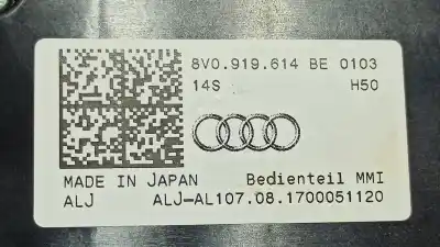 Pezzo di ricambio per auto di seconda mano comando multifunzione per audi a3 (8vk) basic riferimenti oem iam 8v0919614be  
