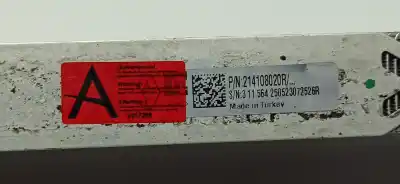 Second-hand car spare part water radiator for renault clio v e-tech hybrid oem iam references 214108020r  