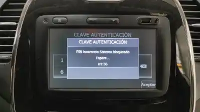 Second-hand car spare part multifunction display for renault captur adventure oem iam references 259151171r  281156495r