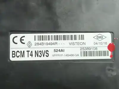 Автозапчасти б/у электронный модуль за renault captur adventure ссылки oem iam 284b19494r  