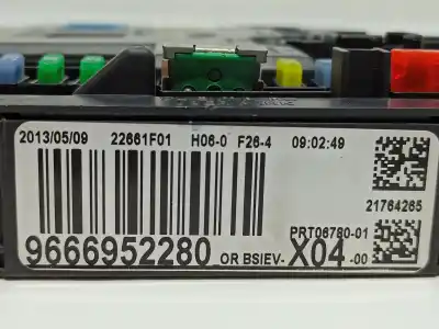 Peça sobressalente para automóvel em segunda mão caixa de fusíveis e relés por citroen c3 collection referências oem iam 6580yj