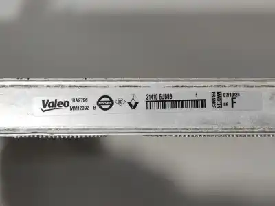 Second-hand car spare part water radiator for renault austral tce 160 oem iam references 214106ub0b  