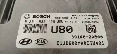 Second-hand car spare part ecu engine control for kia pro cee´d (jd) 1.4 crdi 90 oem iam references 391402a800  0281032126