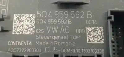 Tweedehands auto-onderdeel ELEKTRONISCHE MODULE voor AUDI A4 BERLINA (B8)  OEM IAM-referenties 5Q4959592B 5Q4959592B 5Q4959592B