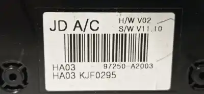 Second-hand car spare part climate control for kia pro cee´d (jd) 1.4 crdi 90 oem iam references 97250a2003 97250a2003 97250a2003