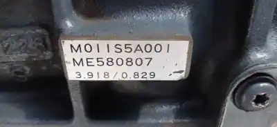 Автозапчастина б/у коробка передач для mitsubishi montero (v20/v40) 2500 td gl посилання на oem iam me580807 me580807 me580807