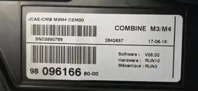 Автозапчастина б/у панель інструментів для citroen c-elysée exclusive посилання на oem iam 9809616680 9809616680 9809616680