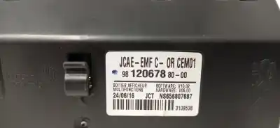 Автозапчастина б/у багатофункційний дисплей для citroen c-elysée exclusive посилання на oem iam 9812067880 9812067880 9812067880