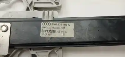 Second-hand car spare part rear left window regulator for audi a4 b8 (8k2) 2.0 tdi oem iam references 8k0839461a  8k0959811a